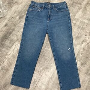 J Crew straight leg Petit Jeans
